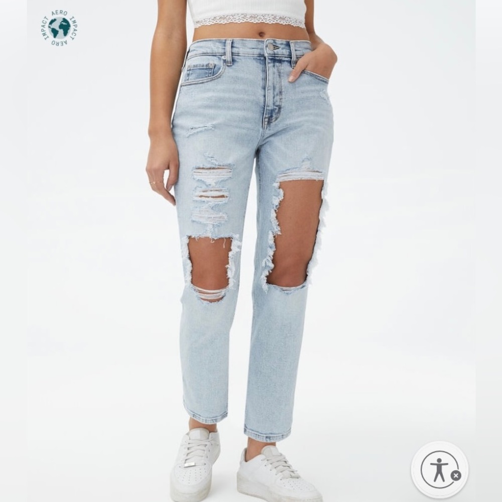 Aeropostale stretch mom jeans